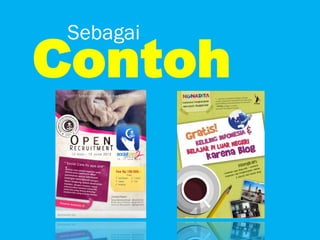 Sebagai
Contoh
 