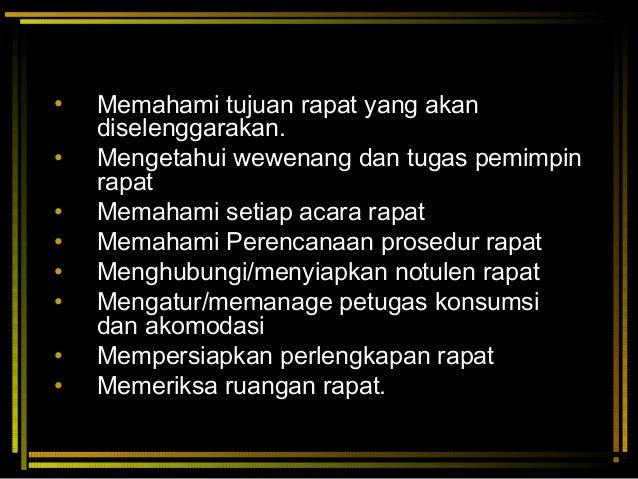 Teknik Memimpin Rapat