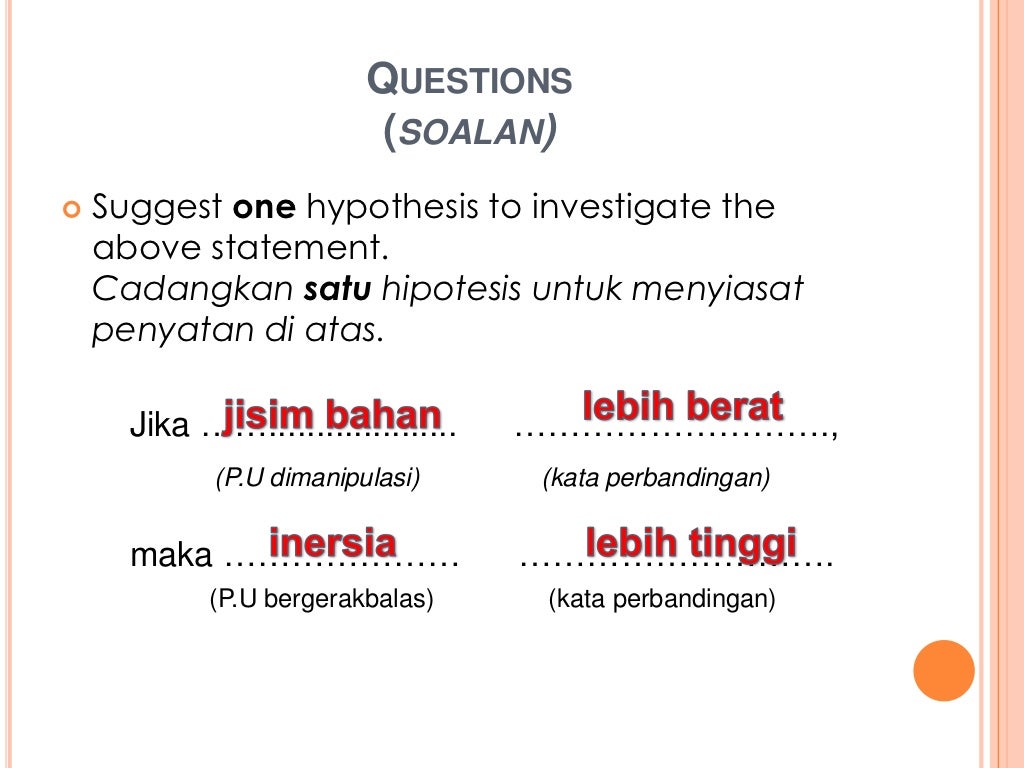 Teknik Menjawab Sains SPM 2012