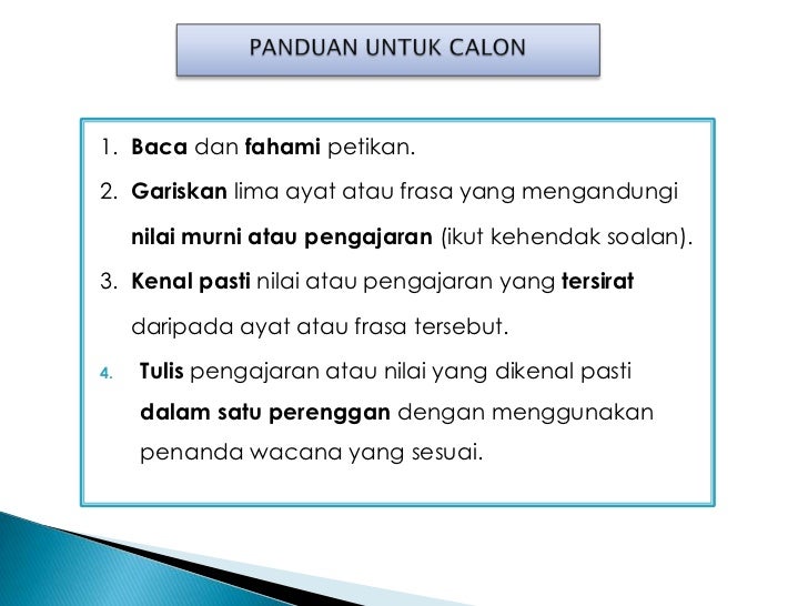 Teknik menjawab bahasa malaysia 11 Teknik menjawab bahasa malaysia 11