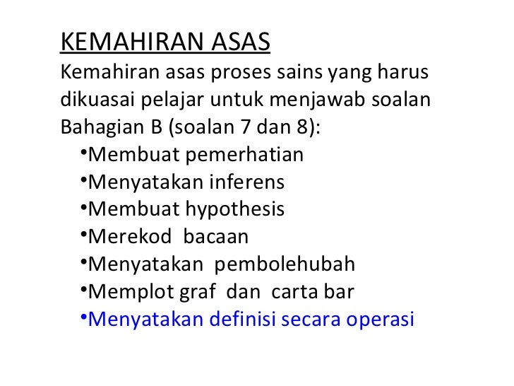 Teknik menjawab sains pmr student version