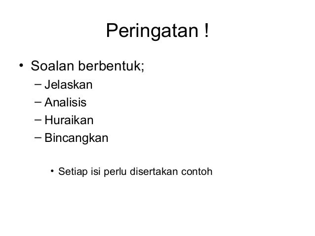 Teknik menjawab sastera puisi