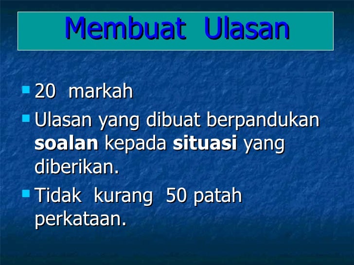 Teknik menjawab soalan bahasa melayu kertas 2