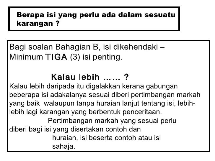 Teknik menjawab soalan Bahasa Melayu Kertas 2