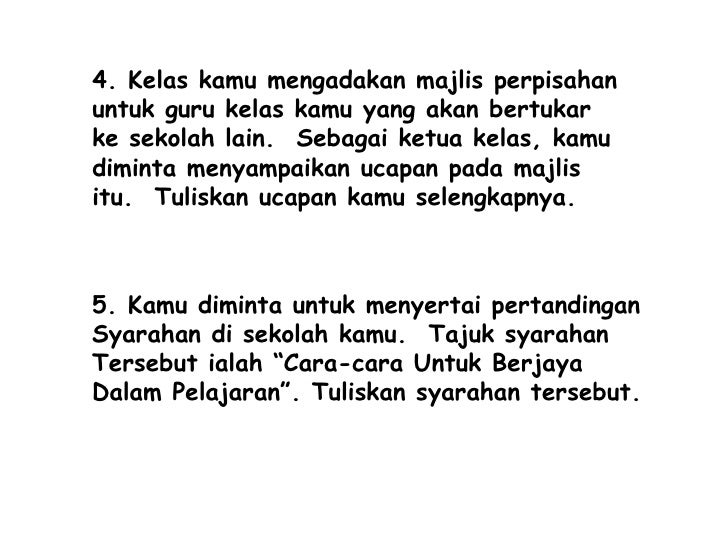 Teknik menjawab soalan Bahasa Melayu Kertas 2