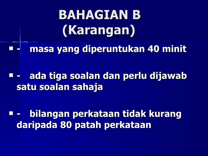 Teknik menjawab soalan bm (penulisan)