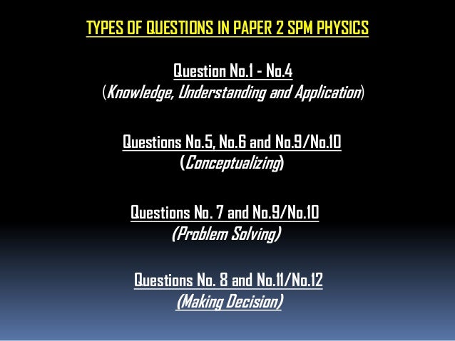 Teknik Menjawab Soalan Fizik Kertas 3 - Persoalan t