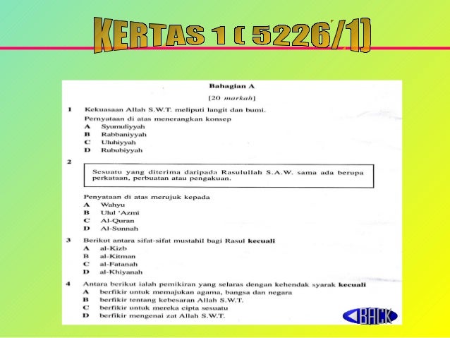 Teknik menjawab spm 2014