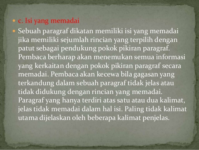 Teknik Menulis ( Strong paragraf )