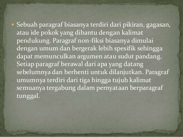 Teknik Menulis ( Strong paragraf )