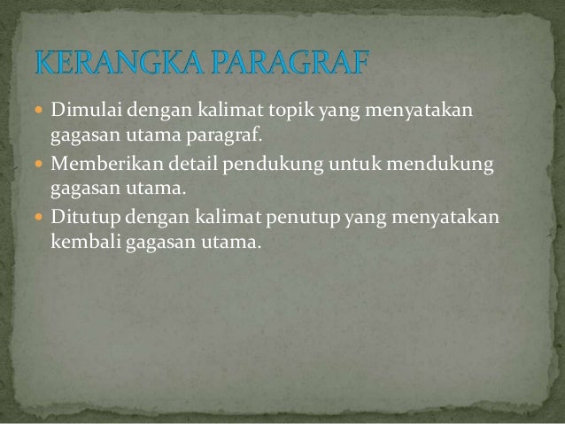 Teknik Menulis ( Strong paragraf )