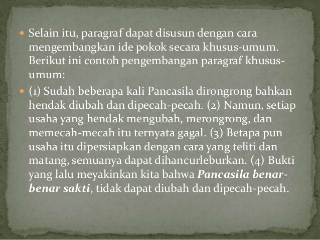 Teknik Menulis ( Strong paragraf )