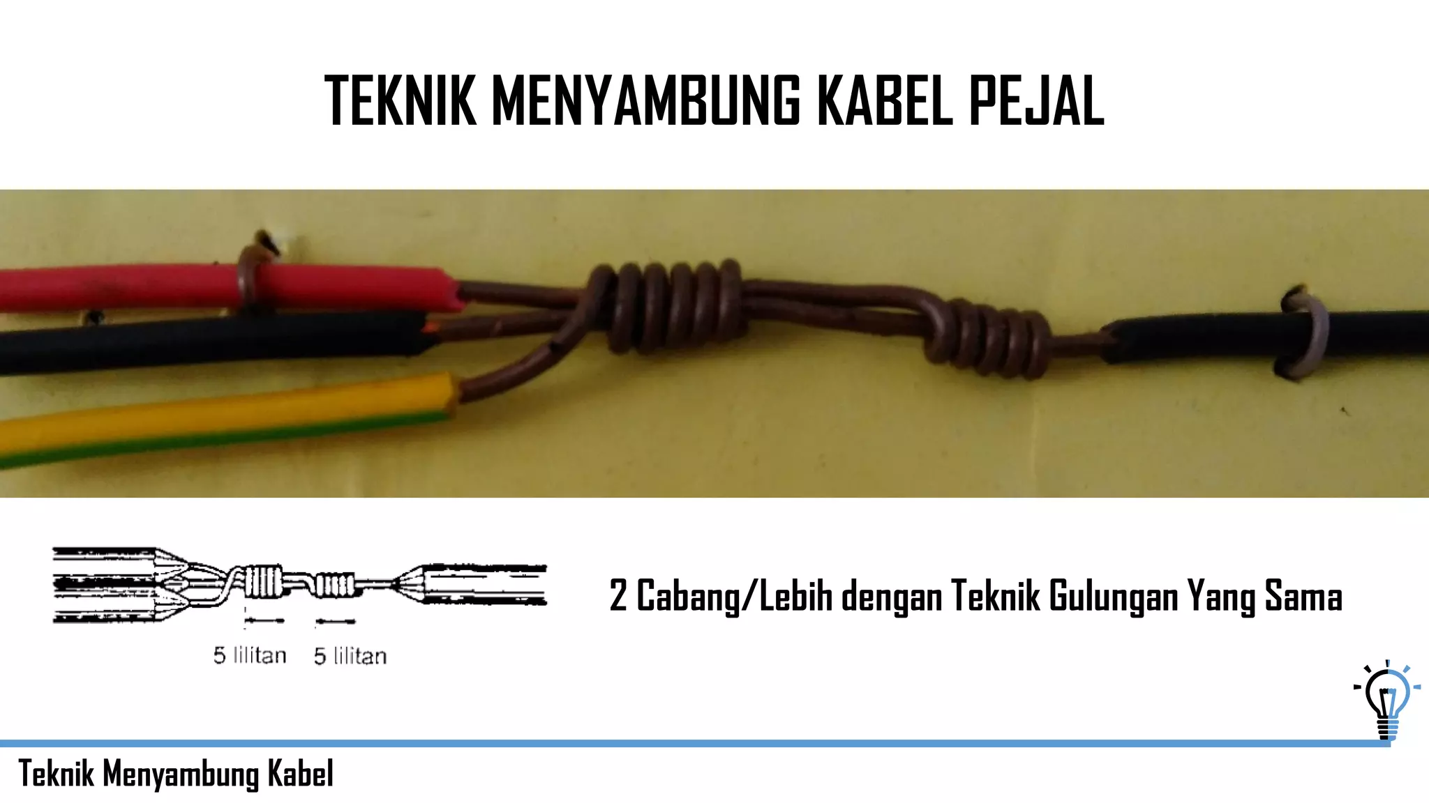 Teknik menyambung kabel | PPT