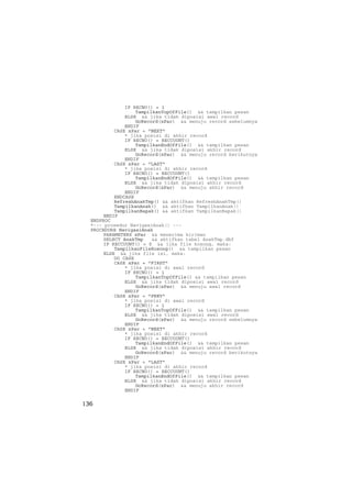 Teknik merancang program aplikasi (code) pada visual fox pro | PDF