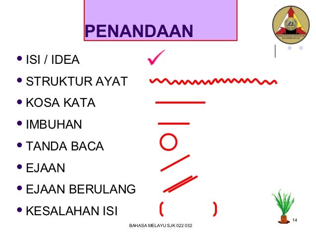 Teknik pemarkahan dan penyemakan