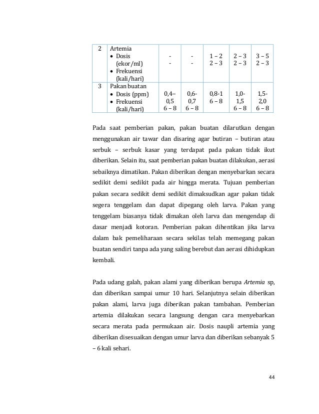 Teknik Pembenihan Krustacea