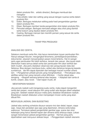 Teknik pengambilan gambar | DOCX