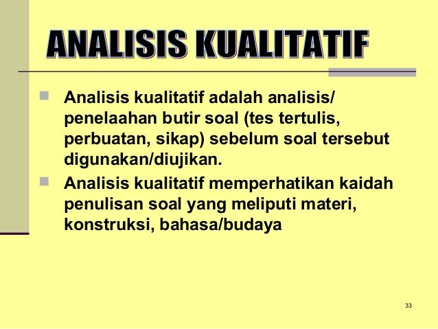 Teknik penulisan & analisis soal