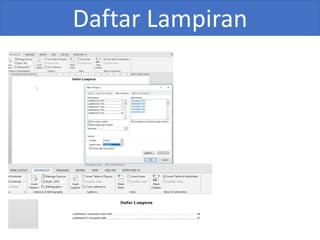 Daftar Lampiran
 