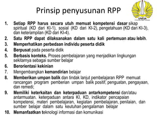 TEKNIK PENYUSUNAN RPP. permendikbud 103 tahun 2014.ppt