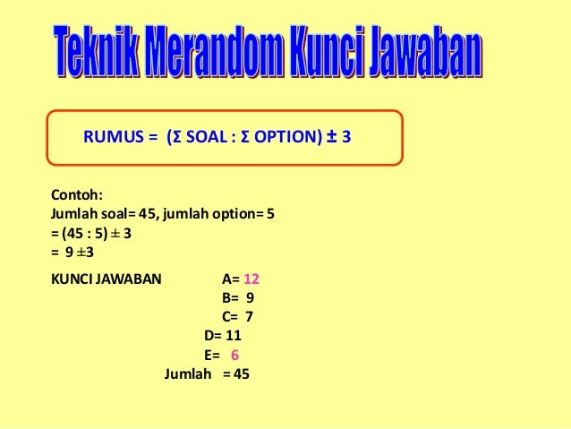 Teknik penyusunan tesa hasil belajar pai (sukiman)
