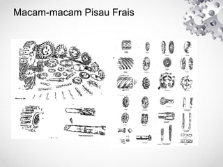 Macam-macam Pisau Frais

 