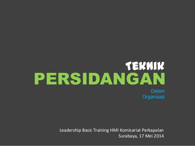 Teknik Persidangan