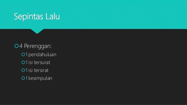 Teknik Menulis Rumusan