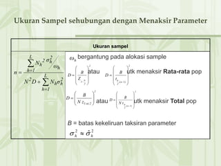 teknik Sampling - Stratifikasi Sampling.ppt