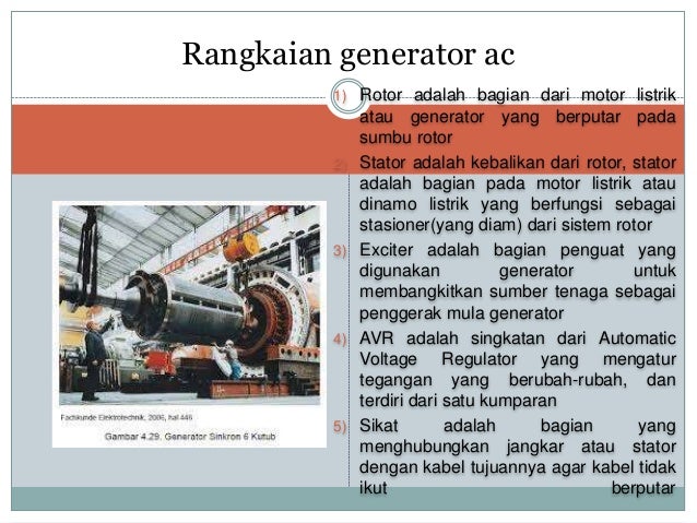 Teknik tenaga ilistriki Generator AC oleh Hendi Setiawan 1310502008 Teknik tenaga ilistriki Generator AC oleh Hendi Setiawan 1310502008