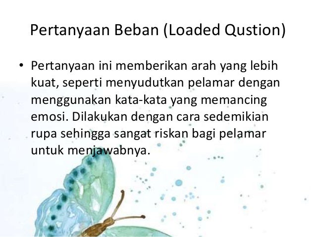Komunikasi Bisnis Teknik Wawancara