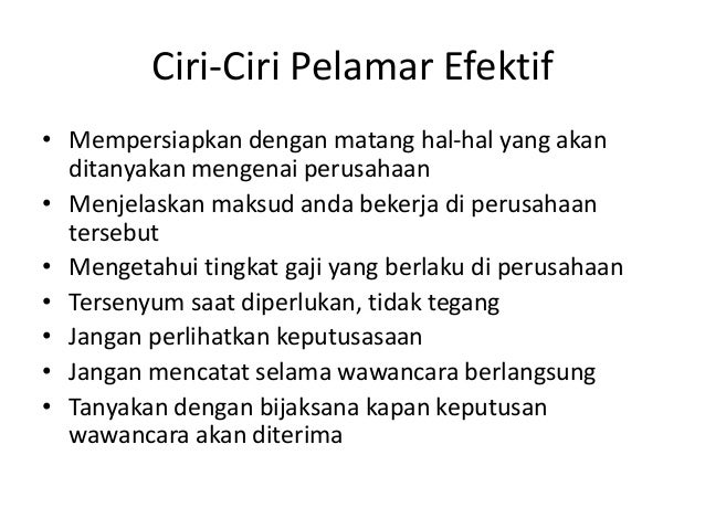 Komunikasi Bisnis Teknik Wawancara