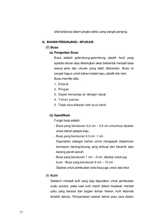 Teknologi Bahan Furnitur