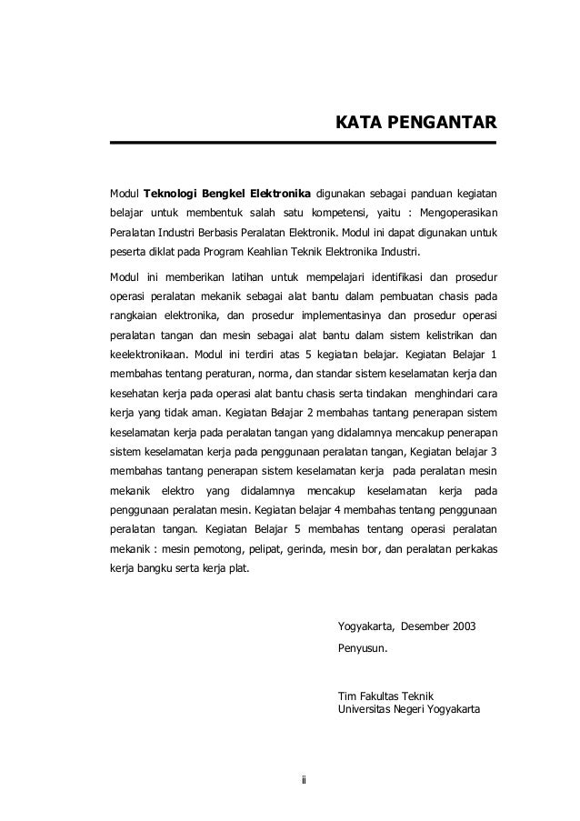 Teknologi bengkel elektronika 