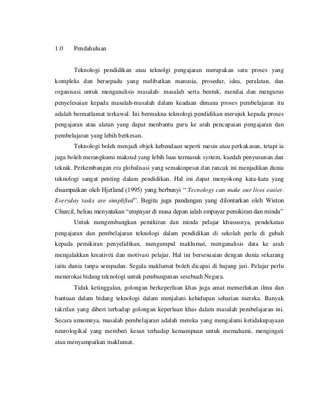 Teknologi dalam pendidikan