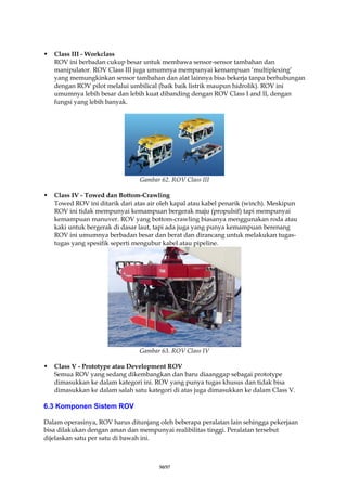 Komponen Rov Teknologi dan instalasi subsea | PDF
