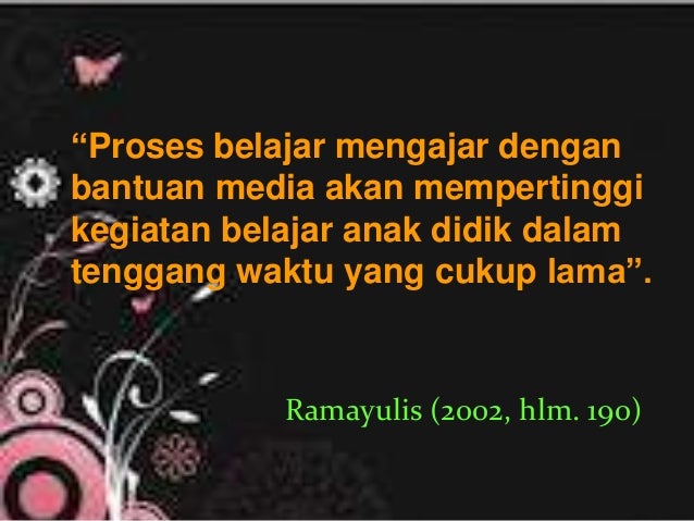 Teknologi dan media pembelajaran pai
