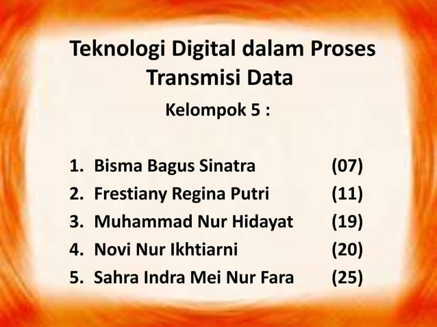 Alat Transmisi Data | PPT