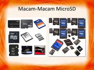 Macam-Macam MicroSD
 