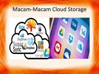 Macam-Macam Cloud Storage
 