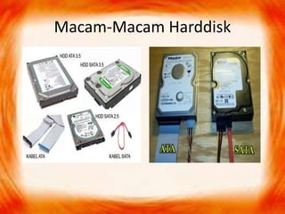 Macam-Macam Harddisk
 