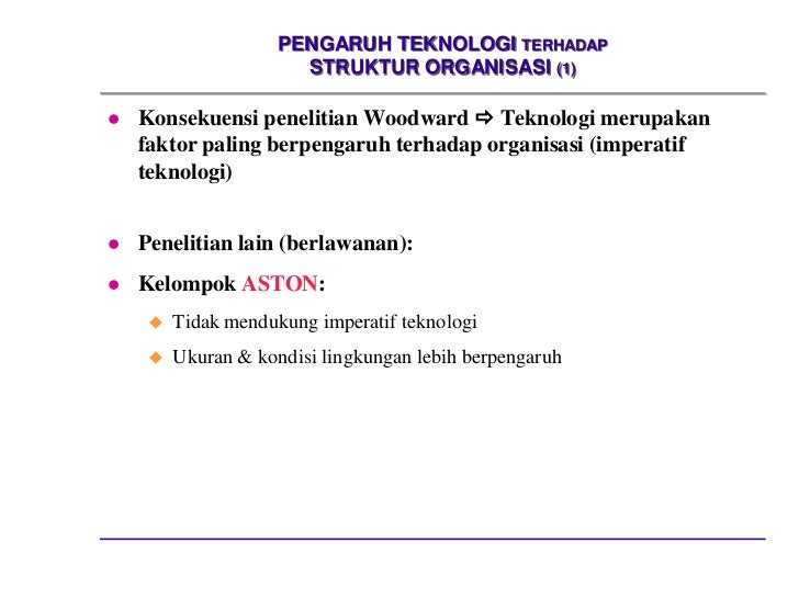 Teknologi organisasi