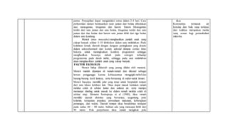 partus. Penyapihan dapat menginduksi estrus dalam 2-4 hari. Cara
perkawinan mencit berdasarkan rasio jantan dan betina dibedakan
atas monogamus, triogamus dan harem. Sistem Monogamus
terdiri dari satu jantan dan satu betina, triogamus terdiri dari satu
jantan dan dua betina dan harem satu jantan lebih dari tiga betina
dalam satu kandang.
Mencit (mus musculus) menghasilkan jumlah anak yang
cukup banyak sekitar 5-10 lebih/ekor dalam satu melahirkan. Pada
kelahiran ternak diawali dengan dengsan peningkatan yang drastis
dalam sekresi/kortisol dari kortek adrenal dimana cortiso fetus
bekerja untuk meningkatkan konfersi progesteron sehingga
menghasilkan besarnya nisbah pada estrogen terhadap
progesterone pada darah induk, sehingga pada saat melahirkan
akan menghasilkan jumlah anak yang cukup banyak.
FAKTOR EKOLOGIS
Mencit hidup didaerah yang jarang dilalui oleh manusia.
Mencit mudah dijumpai di rumah-rumah dan dikenal sebagai
hewan pengganggu karena kebiasaannya menggigiti mebel dan
barang-barang kecil lainnya, serta bersarang di sudut-sudut lemari.
Mencit biasanya memiliki jalur yang tetap untuk berpindah tempat
dari satu lokasi kelokasi lain. Tikus dapat masuk kedalam rumah
melalui celah di sekitar lantai dan saluran air, serta mampu
memanjat dinding untuk masuk ke dalam rumah melalui celah di
sekitar atap. Menurut Sastrapraja et al (1980), tikus rumah
memiliki daerah aktivitas yang bervariasi, tergantung jenis
kelamin, kerapatan populasi, persediaan makanan, keberadaan
pemangsa, dan waktu. Daerah tempat tikus beraktivitas terdapat
pada radius 60 – 80 meter, bahkan ada yang mencapai lebih dari
90 meter. Pola penyebaran tikus rumah mengikuti pola
tikus
Kotorannya termasuk air
kencing dan bulu yang terlepas
dari kulitnya merupakan media
yang sesuai bagi pertumbuhan
mikroba.
 