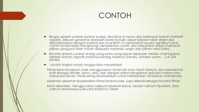 Teknologi tepat guna dan material bangunan ramah lingkungan
