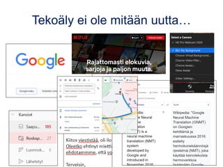 Tekoäly ei ole mitään uutta…
 