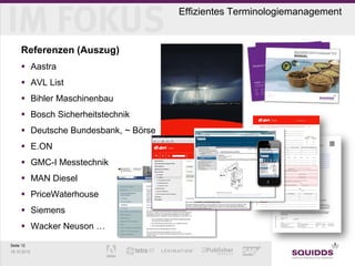 Effizientes Terminologie Management