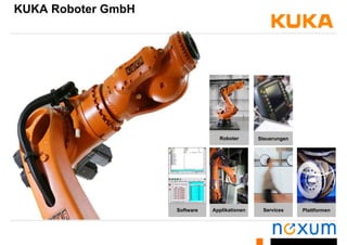 KUKA Roboter GmbH
Roboter Steuerungen
Software PlattformenApplikationen Services
 