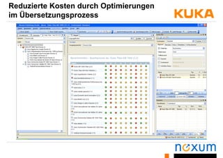 Reduzierte Kosten durch Optimierungen
im Übersetzungsprozessim Übersetzungsprozess
 