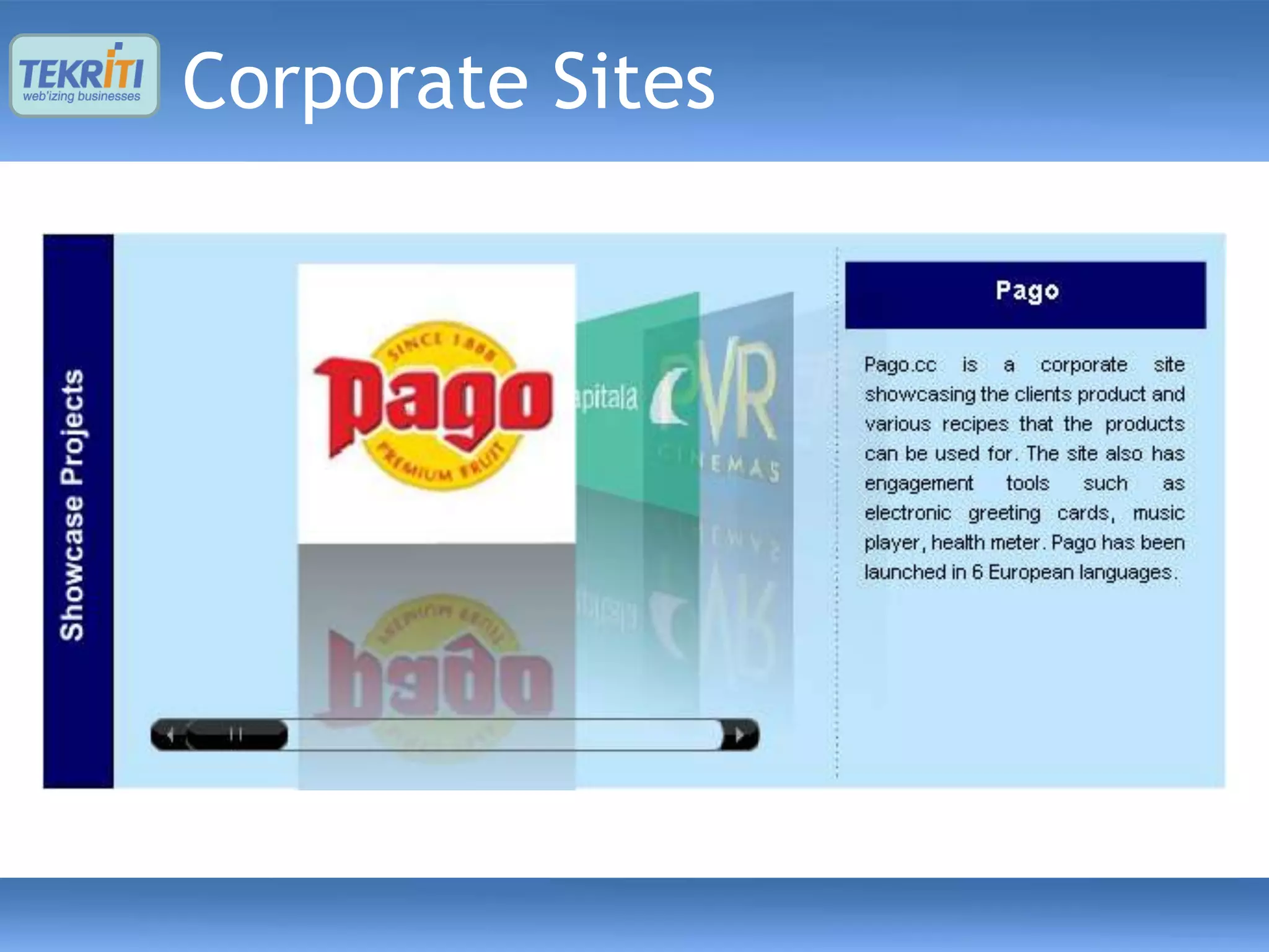 Corporate Sites
 