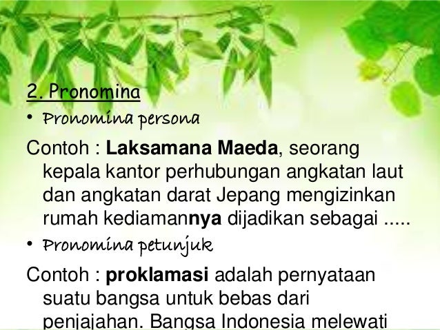 TEKS SEJARAH : PERISTIWA MENJELANG PROKLAMASI